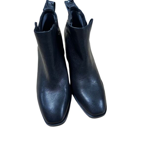 Vionic Lyssa Leather Women's Heeled Ankle Boots Black Size 10 New Without Box - Picture 5 of 8